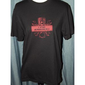 Men's Medium I Void Warranties Car Guy Shirt